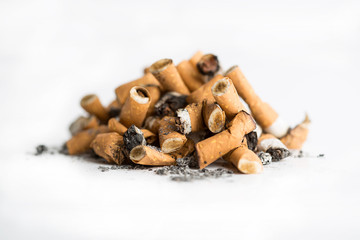 Cigarette butts