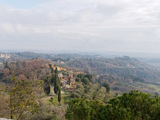 Obraz premium very nice view of tuscany meadow