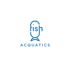 abstract fish logo