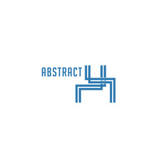 Abstract construction logo.