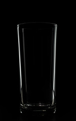 water glass isolated with clipping path included