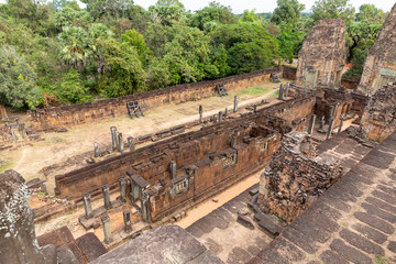 ancient remains of the Pre Rup temple, Siem Reap, Cambodia, Asia