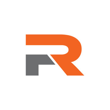 R letter logo design vector template