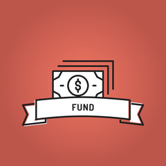 FUND LINE ICON SET