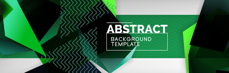 Minimalistic geometric abstract background