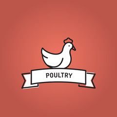POULTRY LINE ICON SET
