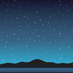 Obraz na płótnie Canvas Night sky background