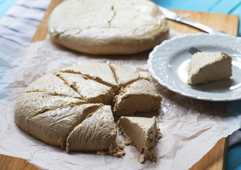 Sliced tahini halva