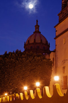 Monastery of Las Monjas with Full Moon