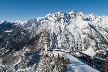 Valmalenco, ski resort. Snow Eagle cableway