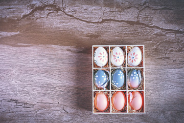 Small homemade Easter eggs for egg hunting with kids.