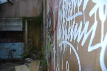 abandoned place graffiti central nuclear 