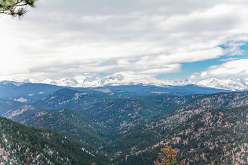 Fototapeta premium panoramic view of the mountains