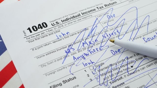 1040 U.S. Individual Income Tax Return Form