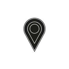 map pointer, map pin, map gps icon - arrow pin, compass location