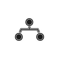 organization chart icon - hierarchy structure