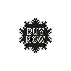 vector buy now sign icon - shop label symbol. offer
