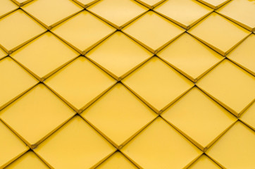 Fototapeta na wymiar Texture of yellow rhombuses