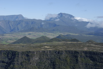 Obraz premium reunion island nature mountain