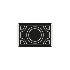 Vector Dollar sign, money dollar icon - currency dollar bill symbol