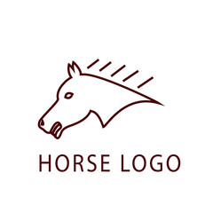 horse logo art 4