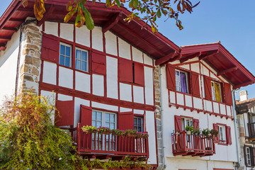 Ainhoa picturesque town in the south of France