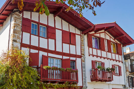 Ainhoa picturesque town in the south of France