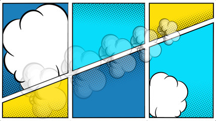 Comic Panels Transition