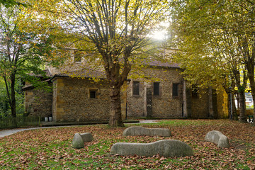 Durango town in Vizcaya province, Spain