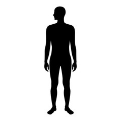 Vector man silhouette