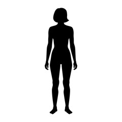 vector woman silhouette
