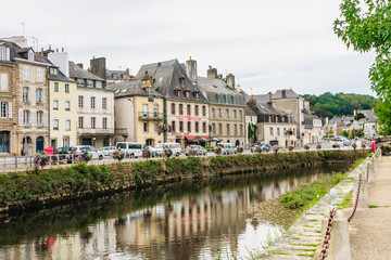 Fototapeta na wymiar France, Finistere, Quimperle, the banks of Isole river