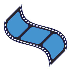 movie reel isolated