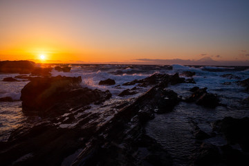 Obraz premium 城ヶ島の夕暮れ