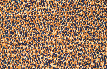 Trendy leopard print fabric. Close up pattern
