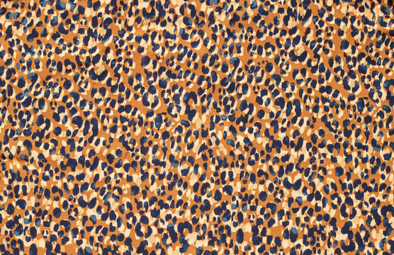 Trendy leopard print fabric. Close up pattern