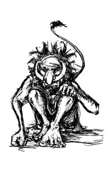Sketchy mythical Troll