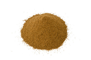 Echter Kümmel Haufen gemahlen