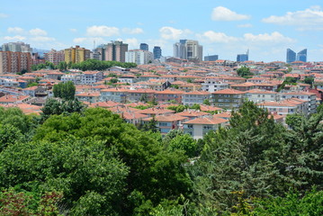 Panorama Ankary w Turcji