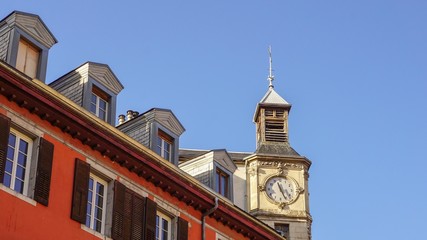 Fototapeta na wymiar Horloge Chambéry France
