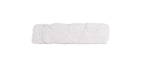white decorative brick wall of white brick on a white background