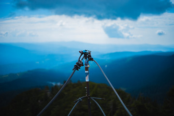 close up of mountain top