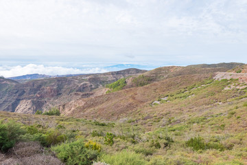 Fototapeta premium landscape with mountains in la gomera
