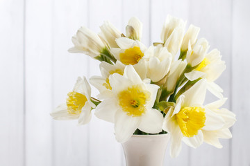 Bouquet of daffodils.