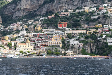 Fototapeta premium General view of Positano Town in Naples, Italy