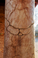Abstract cracked background as basis for any creative design. Cement, rok  fissure pattern. Crack...
