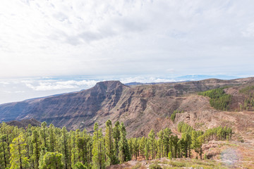 la gomera canarias mountain view