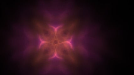 Fantasy chaotic colorful fractal pattern. Abstract fractal shapes. 3D rendering illustration background or wallpaper