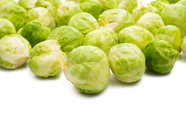 brussels sprouts isolated