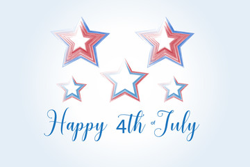 Happy independence day logo background